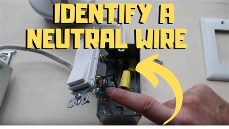 how to find the neutral wire in your electrical box|switch requires neutral wire.